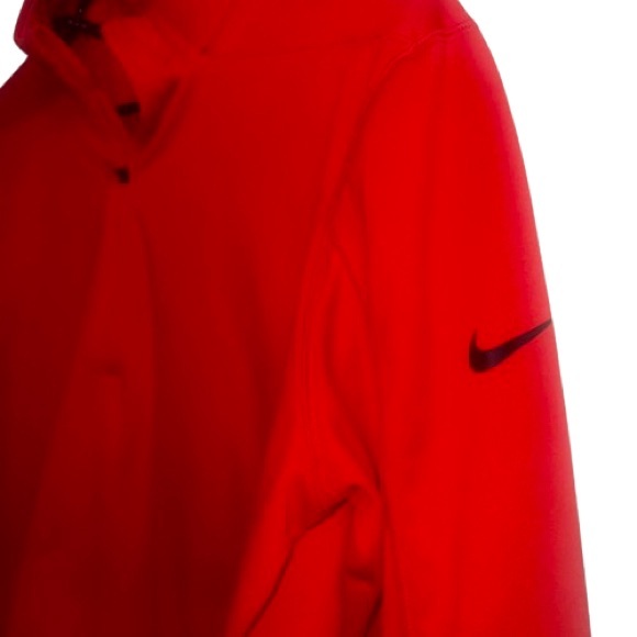 Men’s Nike Red Therma Repel Quarter Zip Golf Pullover Long Sleeve Size Large - Picture 4 of 6
